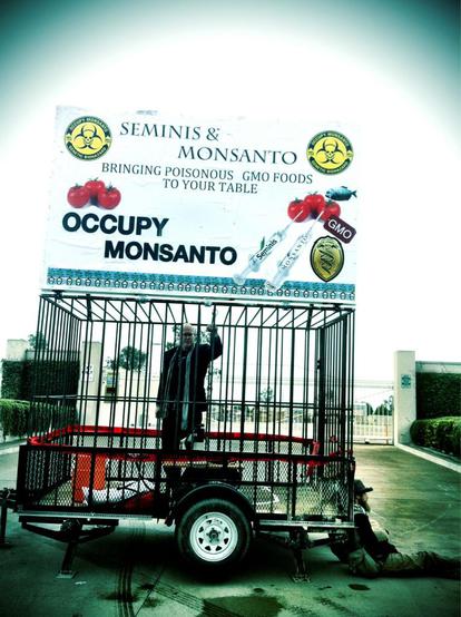 Occupy Monsanto action in Oxnard