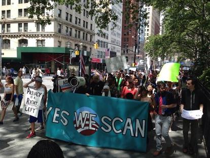Restore the Fourth NYC - "Yes We Scan!"