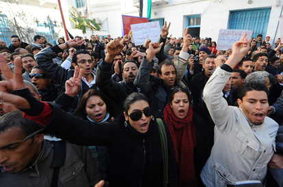 March to Tunis