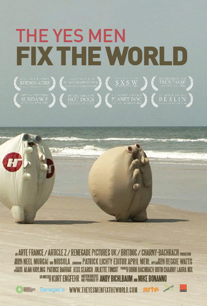 The Yesmen Fix the World (alternate poster)