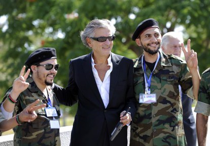 Bernard-Henri Lévy in Tripoli