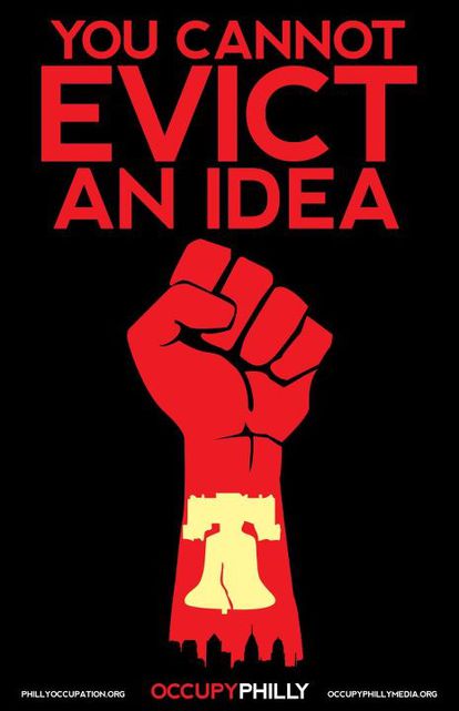 You cannot evict and idea..