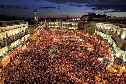 Puerta del Sol square Madrid