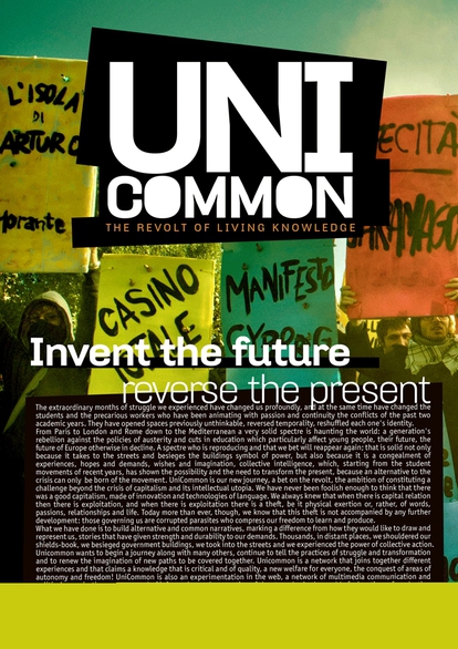 UniCommon: The Revolt of Living Knowledge