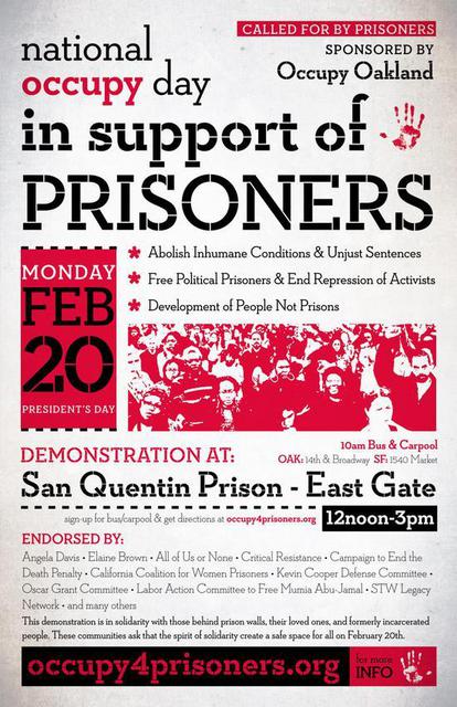 national occupy day in support of prisoners