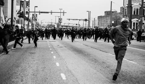 Devin Allen: A Beautiful Ghetto, Baltimore Uprising, 2015