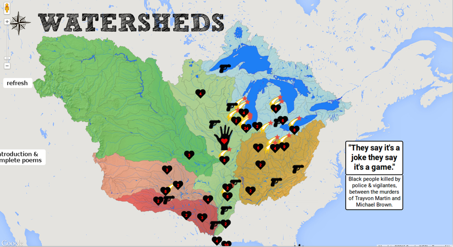 Watersheds Map