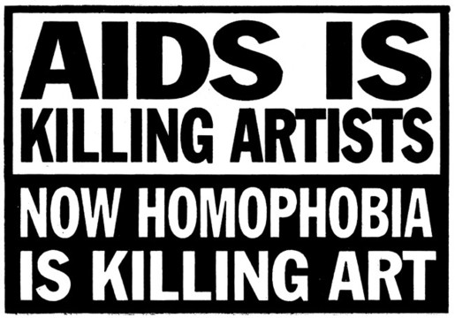ACT UP: Aids is Killing Artists