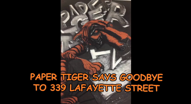 Paper Tiger TV leaves Lafayette Street
