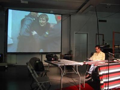 Oleg Kyreev lecturing..
