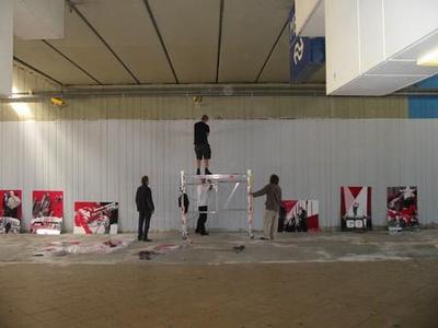 Constructing the installation...